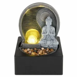 Luminaires Globo Lighting Fontaines d'intérieur Globo FONTANA LED Anthracite, Gris, 4 lumières* Éclairage Led