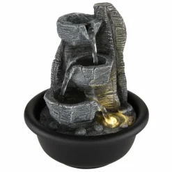 Luminaires Globo Lighting Fontaines d'intérieur Globo FONTANA LED Noir, 1 lumière* Éclairage Led