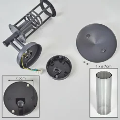 hofstein Forli Lampe murale d´extérieur Anthracite, 1 lumière