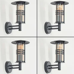 hofstein Forli Lampe murale d´extérieur Anthracite, 1 lumière