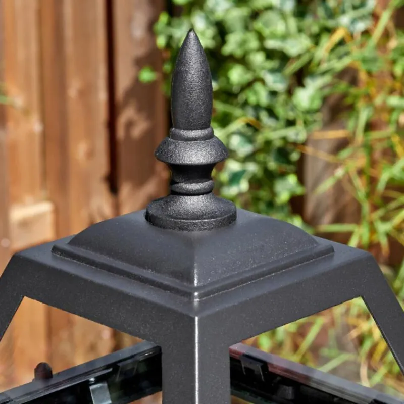 Luminaires Rustiques-hofstein Fornelos Luminaire extérieur, Réverbère, Eclairage de chemin Noir, 1 lumière