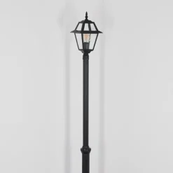 Luminaires Rustiques-hofstein Fornelos Luminaire extérieur, Réverbère, Eclairage de chemin Noir, 1 lumière