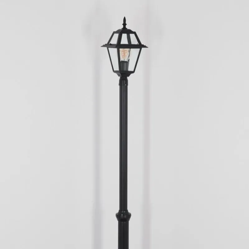 Luminaires Rustiques-hofstein Fornelos Luminaire extérieur, Réverbère, Eclairage de chemin Noir, 1 lumière