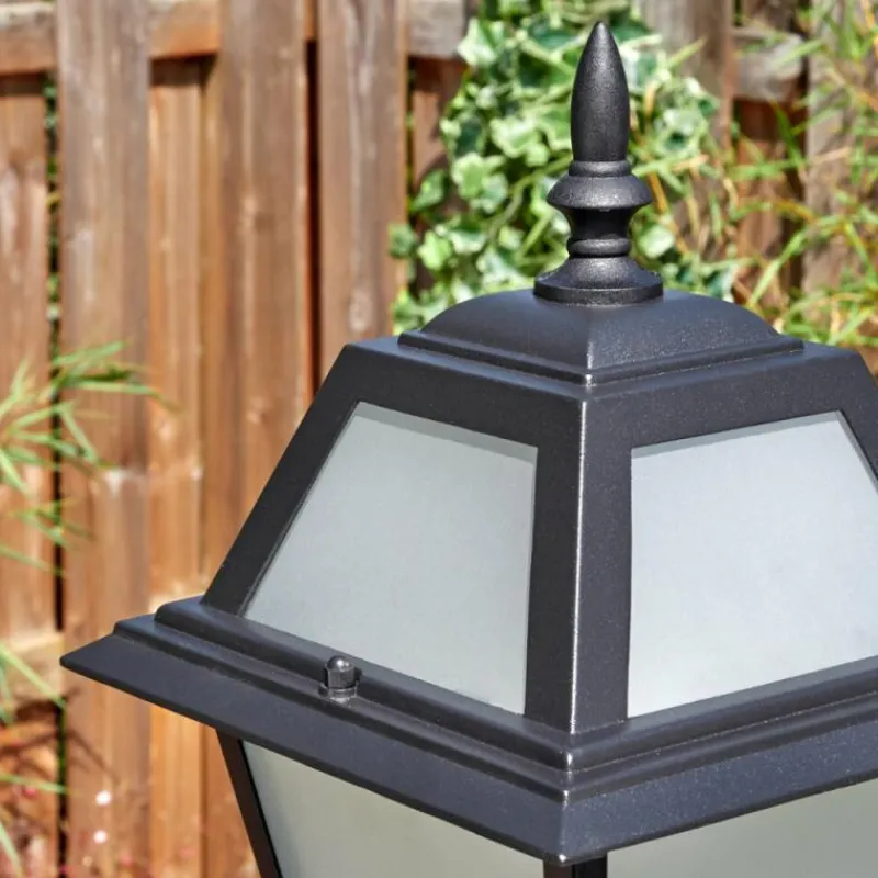 Luminaires Rustiques-hofstein Fornelos Luminaire extérieur, Réverbère, Eclairage de chemin Noir, 1 lumière