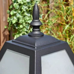 Luminaires Rustiques-hofstein Fornelos Luminaire extérieur, Réverbère, Eclairage de chemin Noir, 1 lumière