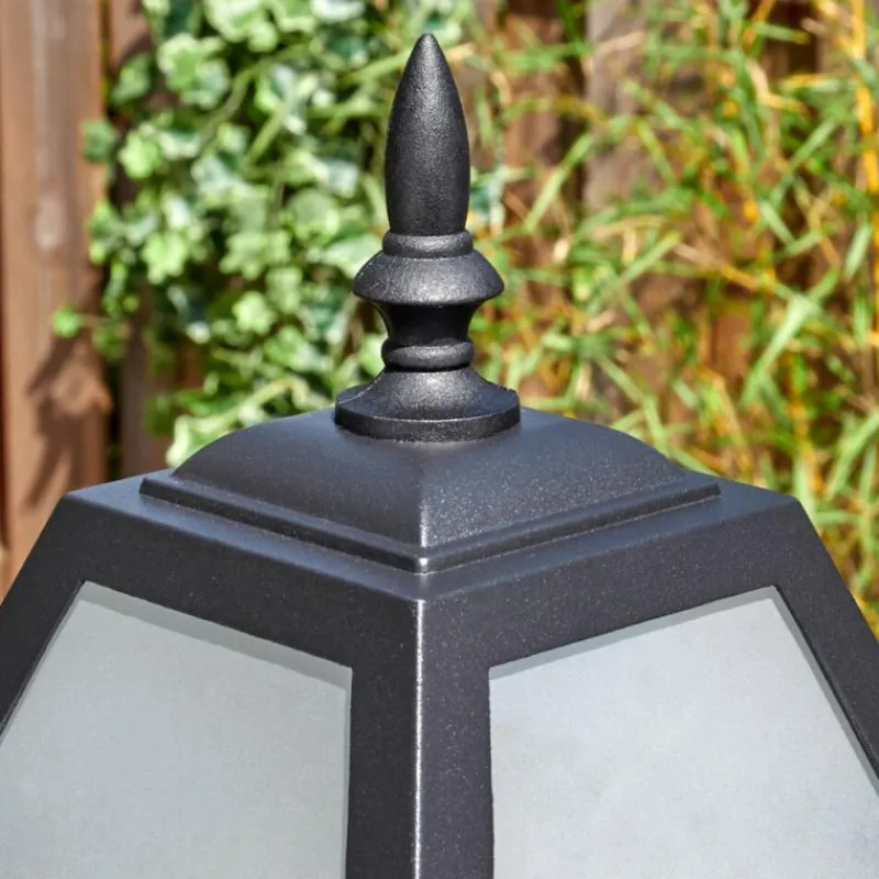 Luminaires Rustiques-hofstein Fornelos Luminaire extérieur, Réverbère, Eclairage de chemin Noir, 1 lumière