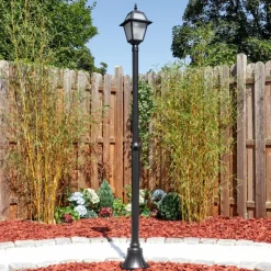 Luminaires Rustiques-hofstein Fornelos Luminaire extérieur, Réverbère, Eclairage de chemin Noir, 1 lumière