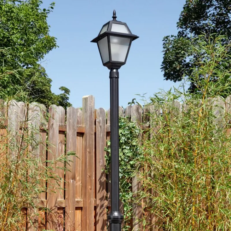 Luminaires Rustiques-hofstein Fornelos Luminaire extérieur, Réverbère, Eclairage de chemin Noir, 1 lumière