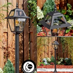 Luminaires Rustiques-hofstein Fornelos Luminaire extérieur, Eclairage de chemin Noir, 1 lumière