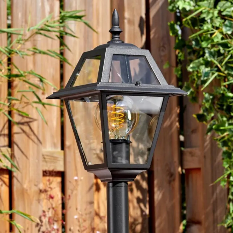 Luminaires Rustiques-hofstein Fornelos Luminaire extérieur, Eclairage de chemin Noir, 1 lumière