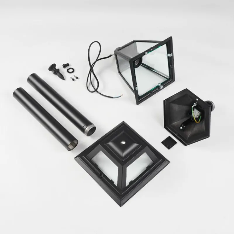 Luminaires Rustiques-hofstein Fornelos Luminaire extérieur, Eclairage de chemin Noir, 1 lumière