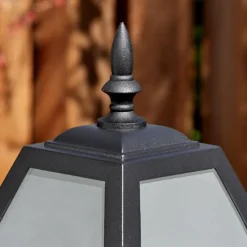 Luminaires Rustiques-hofstein Fornelos Luminaire extérieur, Eclairage de chemin Noir, 1 lumière