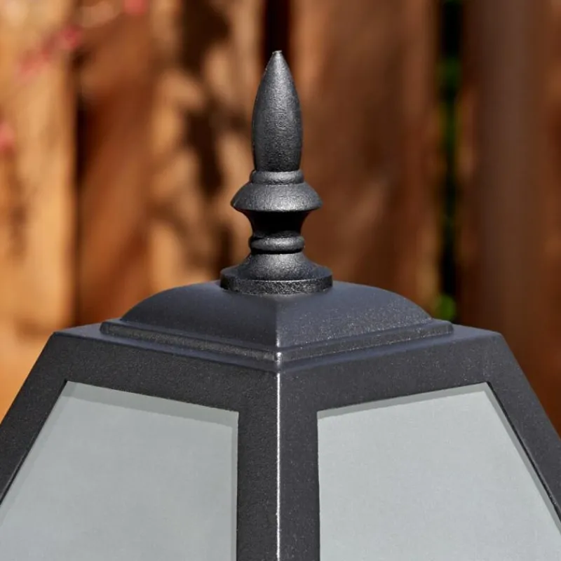 Luminaires Rustiques-hofstein Fornelos Luminaire extérieur, Eclairage de chemin Noir, 1 lumière