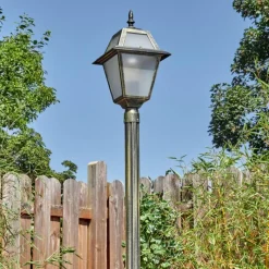 Luminaires Rustiques-hofstein Fornelos Luminaire extérieur, Réverbère, Eclairage de chemin Or, Noir, 1 lumière