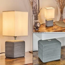 Lampes En Tissu-hofstein Forshyttan Lampe à poser Gris, 1 lumière