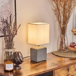 Lampes En Tissu-hofstein Forshyttan Lampe à poser Gris, 1 lumière