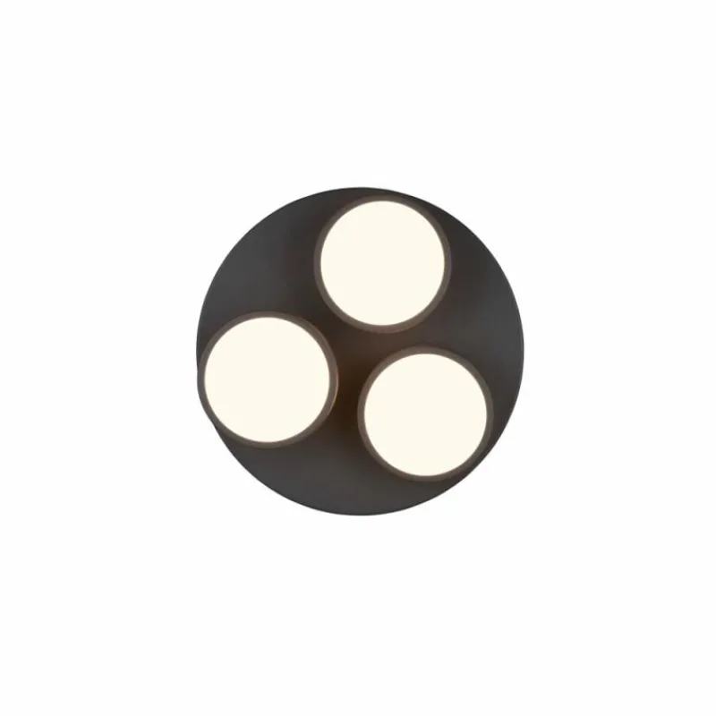 Luminaires Trio Franklin Plafonnier LED Anthracite, 3 lumières* Éclairage Led