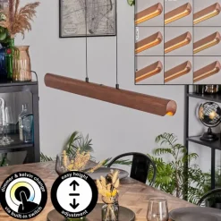 hofstein Fugelsta Suspension, Suspension LED Noir, 1 lumière