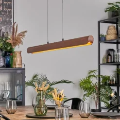 hofstein Fugelsta Suspension, Suspension LED Noir, 1 lumière