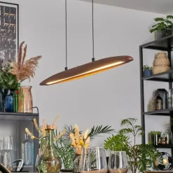 hofstein Fugelsta Suspension, Suspension LED Noir, 1 lumière