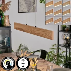 hofstein Fugelsta Suspension, Suspension LED Noir, 1 lumière