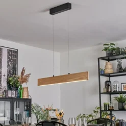 hofstein Fugelsta Suspension, Suspension LED Noir, 1 lumière