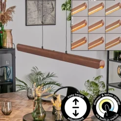 hofstein Fugelsta Suspension, Suspension LED Noir, 1 lumière