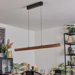 hofstein Fugelsta Suspension, Suspension LED Noir, 1 lumière