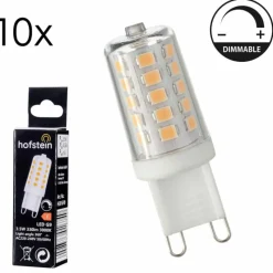 hofstein G9 LED 3.5 Watt blanc chaud dimmable 330 Lumen
