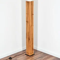 Luminaires Scandinaves-hofstein Gaden Lampadaire Noir, 3 lumières