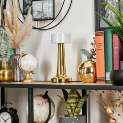 hofstein Gallboda Lampe à poser LED Laiton, 1 lumière