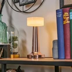 hofstein Gallboda Lampe à poser LED Cuivre, 1 lumière