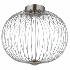 Luminaires Globo Lighting Galway Plafonnier LED Nickel mat, 1 lumière* Éclairage Led