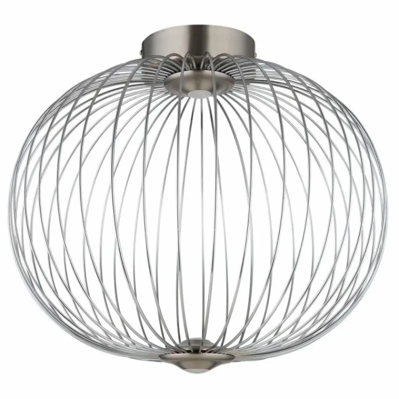 Luminaires Globo Lighting Galway Plafonnier LED Nickel mat, 1 lumière* Éclairage Led