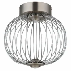 Luminaires Globo Lighting Galway Plafonnier LED Nickel mat, 1 lumière* Éclairage Led