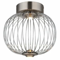 Luminaires Globo Lighting Galway Plafonnier LED Nickel mat, 1 lumière* Éclairage Led