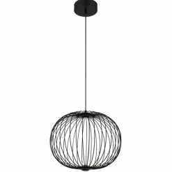 Luminaires Globo Lighting Galway Suspension LED Noir, 1 lumière* Éclairage Led