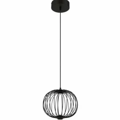 Luminaires Globo Lighting Galway Suspension LED Noir, 1 lumière* Suspensions