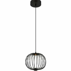 Luminaires Globo Lighting Galway Suspension LED Noir, 1 lumière* Suspensions