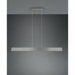 Luminaires Trio Galway Suspension LED Nickel mat, 1 lumière* Éclairage Led