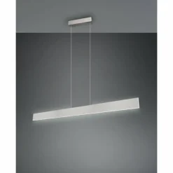 Luminaires Trio Galway Suspension LED Nickel mat, 1 lumière* Éclairage Led