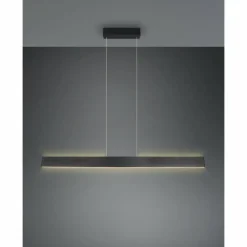 Luminaires Trio Galway Suspension LED Noir, 1 lumière* Éclairage Led