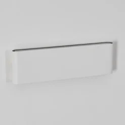 hofstein Gamas Lampe murale d´extérieur, Luminaire de salle de bain, Applique murale, Spot mural Blanc, 1 lumière