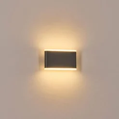 hofstein Gamas Lampe murale d´extérieur, Applique murale Anthracite, 1 lumière