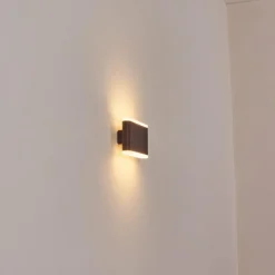 hofstein Gamas Lampe murale d´extérieur, Applique murale Brun, Rouille, 1 lumière