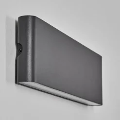 hofstein Gamas Lampe murale d´extérieur, Luminaire de salle de bain, Applique murale, Spot mural Anthracite, 1 lumière