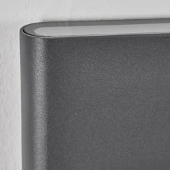 hofstein Gamas Lampe murale d´extérieur, Luminaire de salle de bain, Applique murale, Spot mural Anthracite, 1 lumière