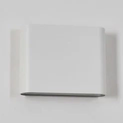 hofstein Gamas Lampe murale d´extérieur, Luminaire de salle de bain, Luminaire Up & Down, Applique murale Blanc, 1 lumière