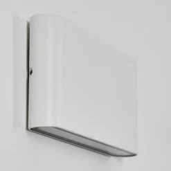 hofstein Gamas Lampe murale d´extérieur, Luminaire de salle de bain, Luminaire Up & Down, Applique murale Blanc, 1 lumière