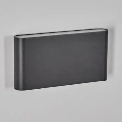 hofstein Gamas Lampe murale d´extérieur, Luminaire de salle de bain, Luminaire Up & Down, Applique murale Anthracite, 1 lumière